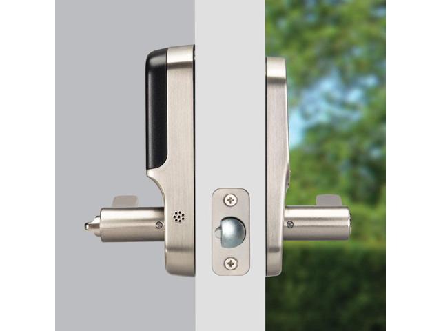 Yale - Assure Lock - Electronic Lever Lock with Touchscreen Keypad | Key Access - Satin Nickel - image 5