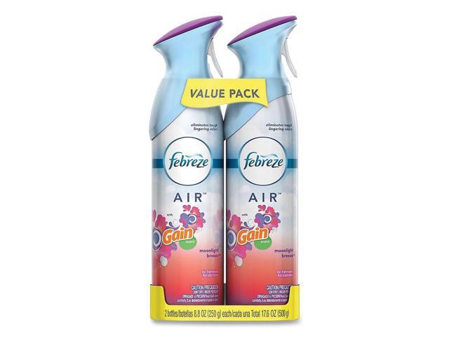 febreze air freshner with Gain scent monlight breeze (pack of 2) 8.8 oz each
