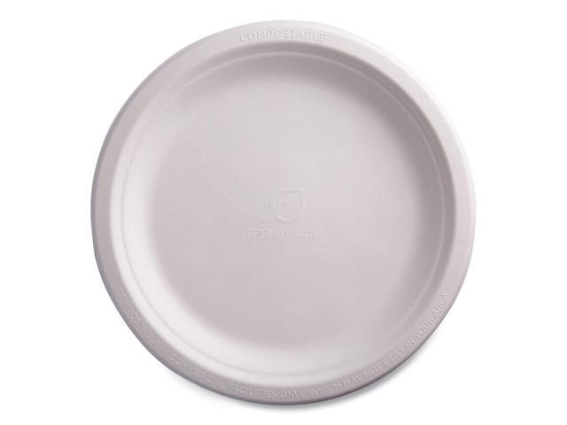 Eco-products Vanguard Compostable 9' Plates, 9', 500/Carton (ECOEPP013NFA)
