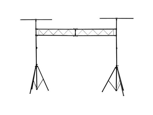 Monoprice Lighting Stand System With Truss 220 lbs Maximum Load, Extends up to 12.5 ft tall, T-bars are 4 ft wide - Stage Right Series