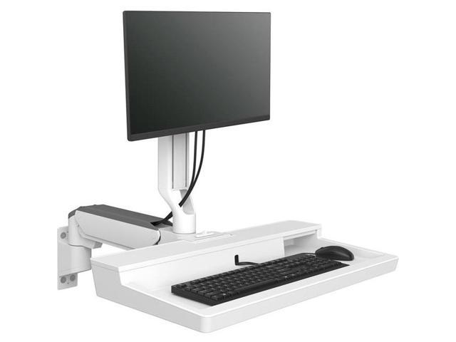 Ergotron CareFit Mounting Arm for Monitor Mouse Keyboard LCD Display White 45621251