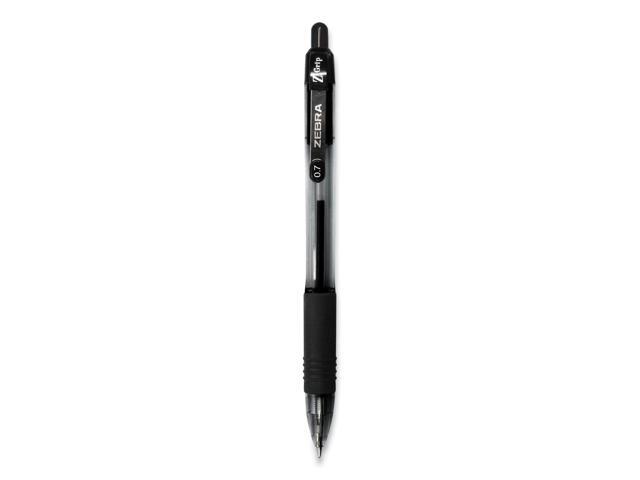 Zebra Pen Z-Grip Ballpoint Pen Retractable Medium 0.7mm Black Ink 30 Pack 25130