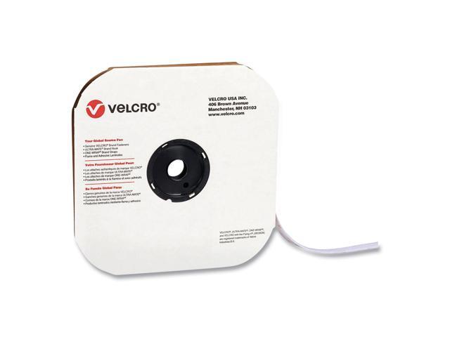 VELCRO Brand Velcro Tape Individual Strips Loop 5/8' x 75' White 1/Case VEL110