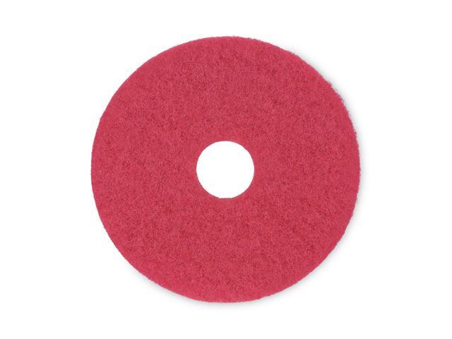 Standard 15-Inch Diameter Buffing Floor Pads, Red BWK4015RED