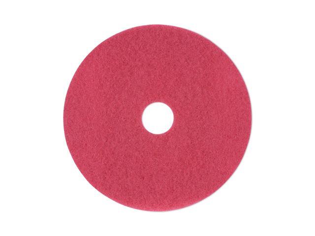 Floor Buffing Pad, 19', Red, 5/Carton BWK4019RED