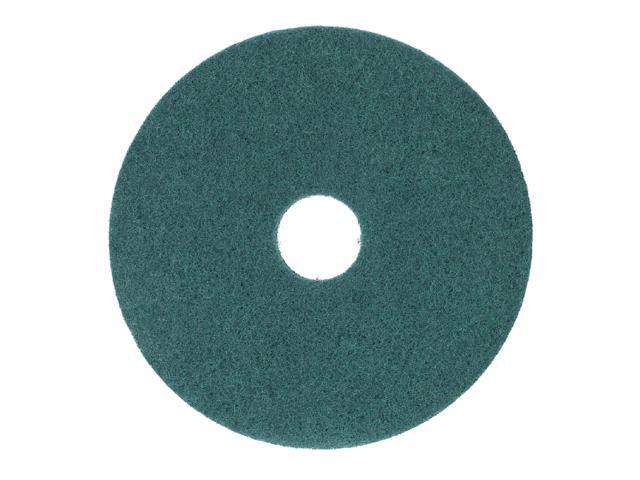 Standard 13-Inch Diameter Heavy-Duty Scrubbing Floor Pads, Green BWK4013GRE