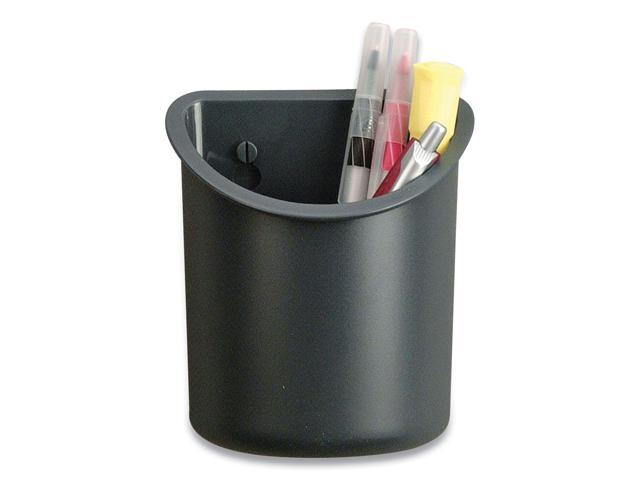 Officemate Gray Pencil Cup, Plastic, 5' Height, 4-1/4' Width, 2-1/2' Depth 29032