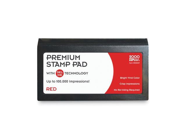 Microgel Stamp Pad for 2000 PLUS 3 1/8 x 6 1/6 Red
