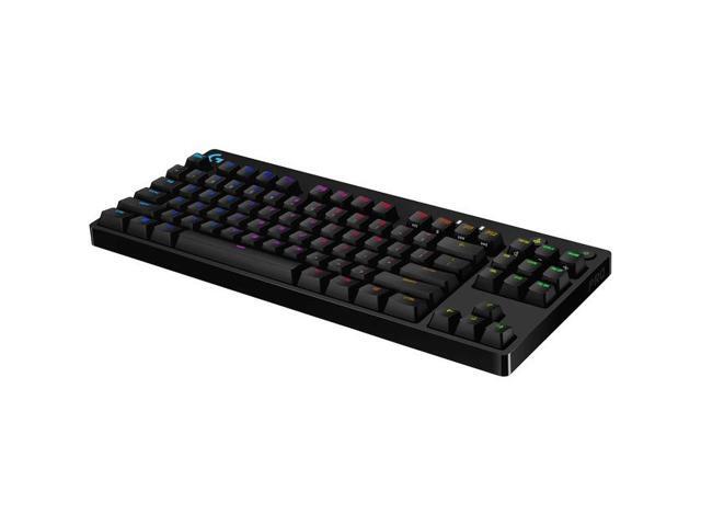 Logitech - G PRO TKL Wired Mechanical GX Blue Clicky Switch Gaming Keyboard with RGB Backlighting for PC - Black - image 12