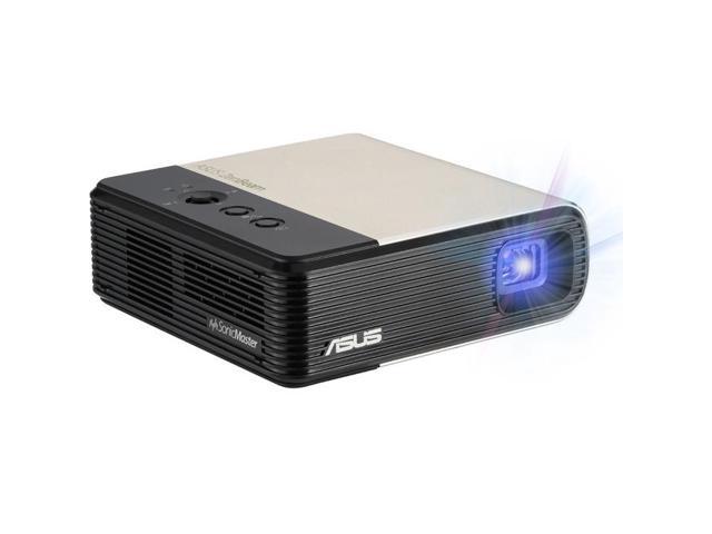 ASUS ZenBeam E2 Mini LED Portable Wireless Projector - 300 LED lumens, Auto Portrait mode for smartphone mirroring, 4 hour Video Playback, Power. photo