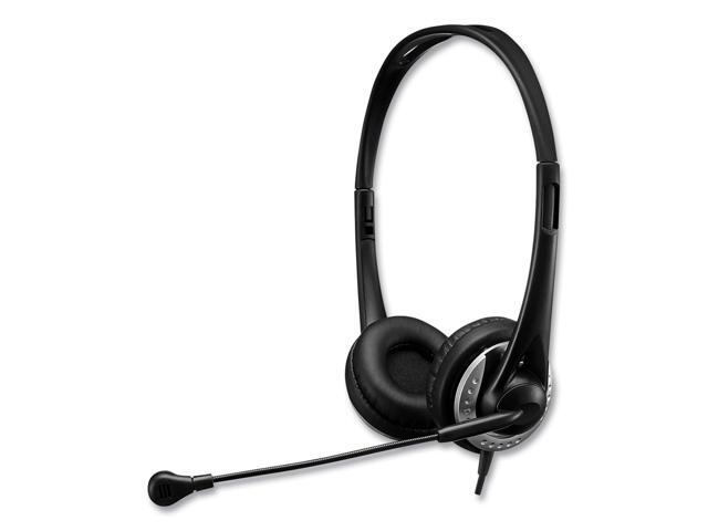 Adesso Xtream P2 USB Wired Multimedia Headset with Microphone Binaural Over the Head Black XTREAMP2