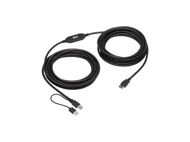 Tripp Lite USB Active Extension Cable USB-A (M/F), USB 3.2 Gen 1, Up to 5 Gbps Data Transfer, 0.9 Amps Power, Windows & macOS Compatible, 32.8 Feet...
