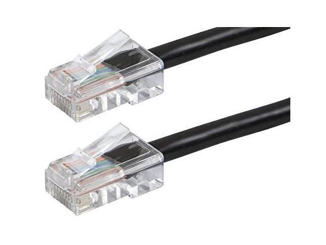 Monoprice Cat6 Ethernet Patch Cable - 15 Feet - Black Network Internet Cord - RJ45, Stranded, 550Mhz, UTP, Pure Bare Copper Wire, 24AWG -...