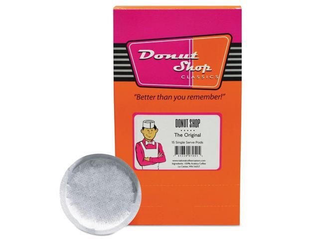 NATIONAL COFFEE ROASTERS Donut Shop Coffee Pods Medium Roast 15/Box 599961590