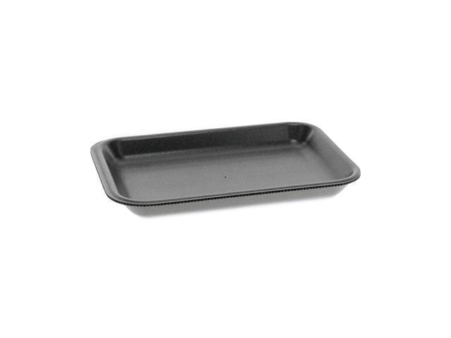 Pactiv Corporation Pactiv Evergreen Supermarket Trays #2 8.2 x 5.7 x 0.91 Black 500/Carton 0TFB00200000