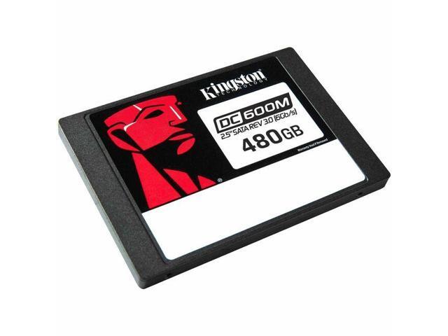 Kingston SEDC600M/480G DC600M 480 GB Solid State Drive - 2.5' Internal - SATA (SATA/600) - Mixed Use - Server Device Supported - 1 DWPD - 876 TB...