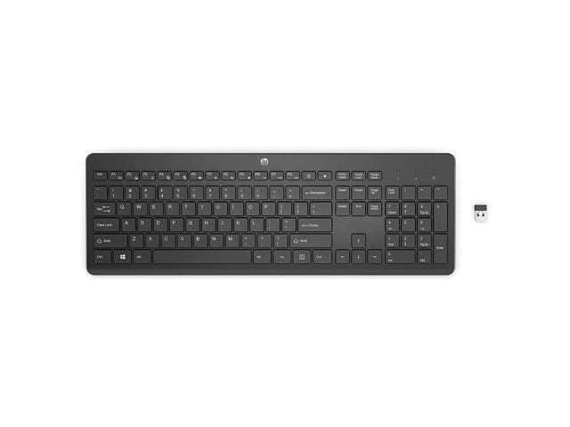 HP - 230 Full-size Wireless Keyboard - Black - image 11