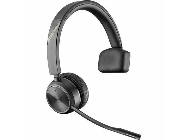 Poly Savi 7210 Office Headset - Mono - Wireless - DECT 6.0 - 393.7 ft - On-ear - Monaural - Ear-cup - Noise Cancelling, Omni-directional Microphone...