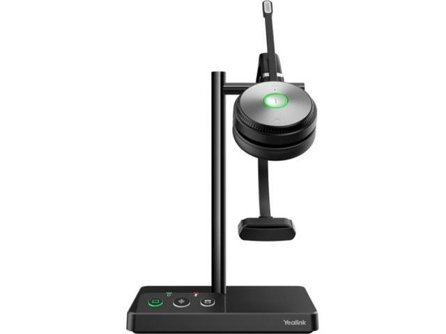 Yealink WH62 Wireless DECT Mono Teams Headset (1308000) - Black