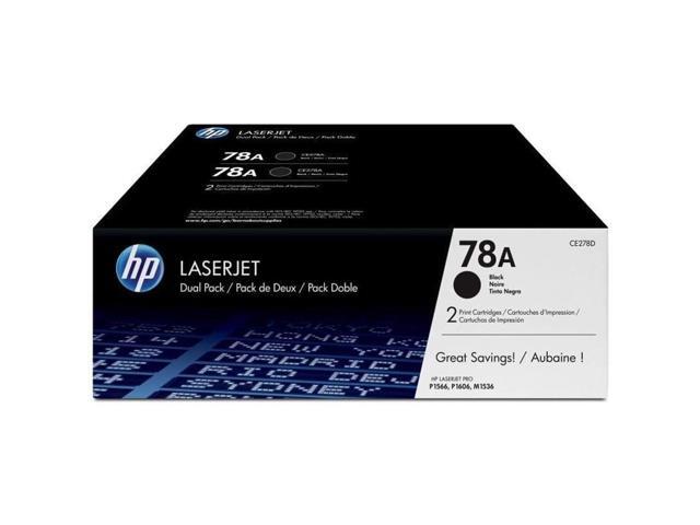 HP 78A (CE278AD) Toner Cartridge 2100 Page Yield; Black