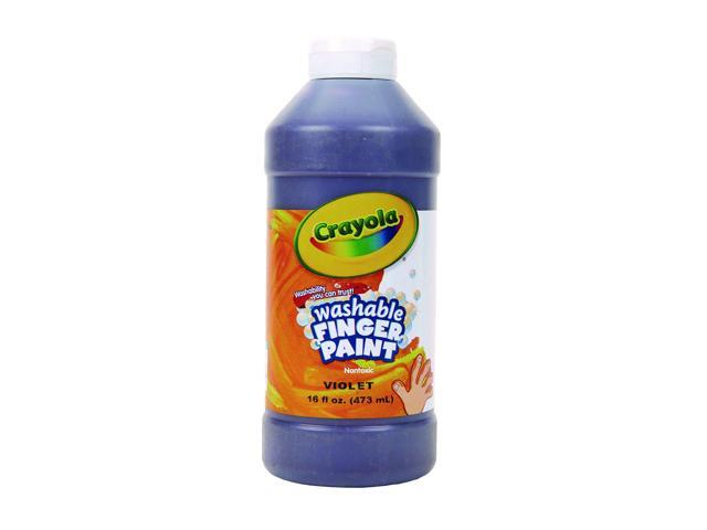 Crayola. 551316040 Washable Fingerpaint, Violet, 16 oz