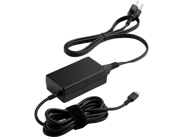 HP AC Power Adapter, 65W, Fits Many Models, Dragonfly G2, Elitebook Etc