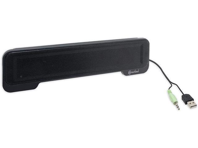 Syba USB Powered 3.5mm Audio Laptop Speaker Clip-On Soundbar CL-SPK20138
