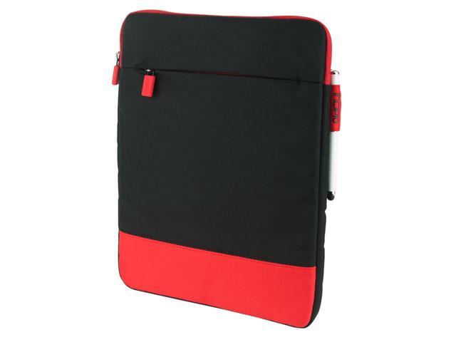 Incipio Asher Nylon Protective Sleeve Case For Microsoft Surface 3 Red Black