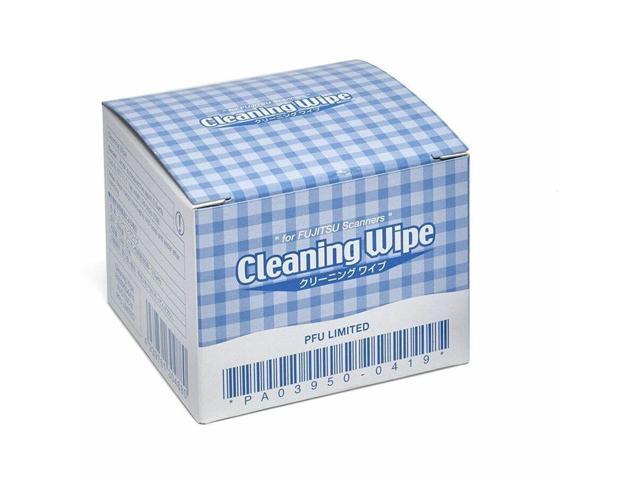 Fujitsu PA03950-0419 24ct Box of 3in x 3in Scanner Cleaning Wipes