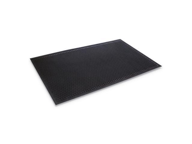 Crown-Tred Indoor/Outdoor Scraper Mat Rubber 43 3/4 x 66 3/4 Black TD0046BK