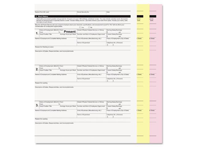 PM Company Digital Carbonless Paper 8-1/2 x 11 3-Part PMC59105