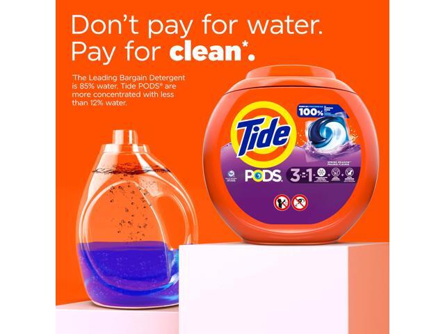 PODS Laundry Detergent HE Compatible Spring Meadow 57 oz Tub 76 Pacs/Tub 4 Tubs/Carton 80870804