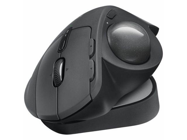 Logitech - MX ERGO S PLUS Wireless Ergonomic Trackball Mouse with 6 Programmable Buttons - Wireless - Graphite - image 8