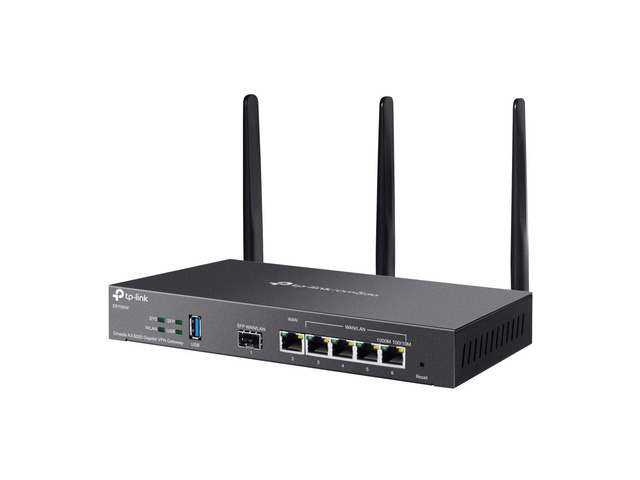 TP-Link ER706W Omada 6 Port Wireless VPN Router AX3000 Dual Band Wi-Fi 6 Up to 5 Gigabit WAN Ports Support Mobile Broadband Detachable...
