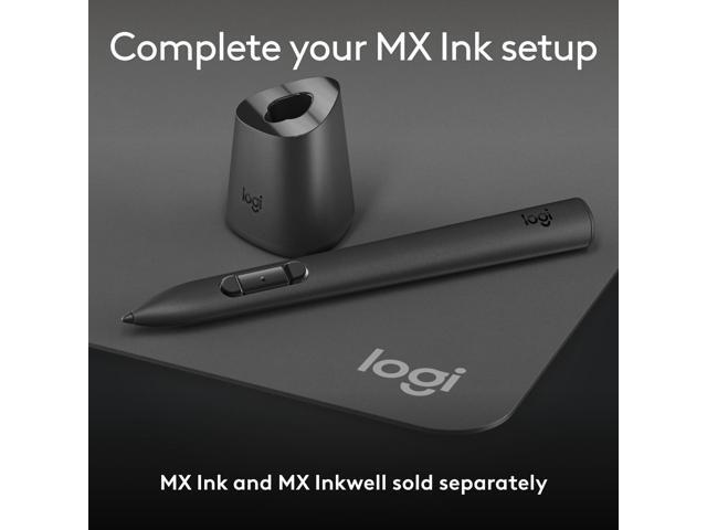Logitech - MX Mat for MX Ink Mixed Reality (MR) Stylus for Meta Quest 2, Meta Quest 3, Meta Quest 3S - Graphite - image 8
