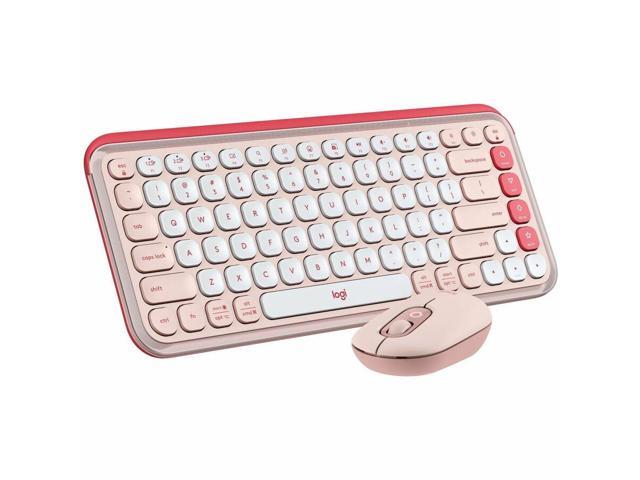 Logitech POP ICON Wireless Keyboard & Mouse Combo (Rose & Off-White) - image 8