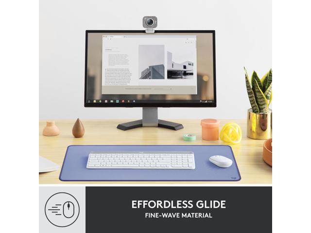 Logitech - Desk Mat Studio Series Extended Mouse Pad with Spill-resistant Durable Design (Large) - Lilac - image 9