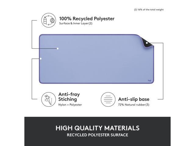 Logitech - Desk Mat Studio Series Extended Mouse Pad with Spill-resistant Durable Design (Large) - Lilac - image 8