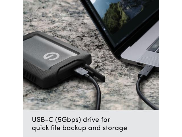 G-DRIVE - ArmorATD 2TB External USB-C Portable Hard Drive - Space Gray - image 9