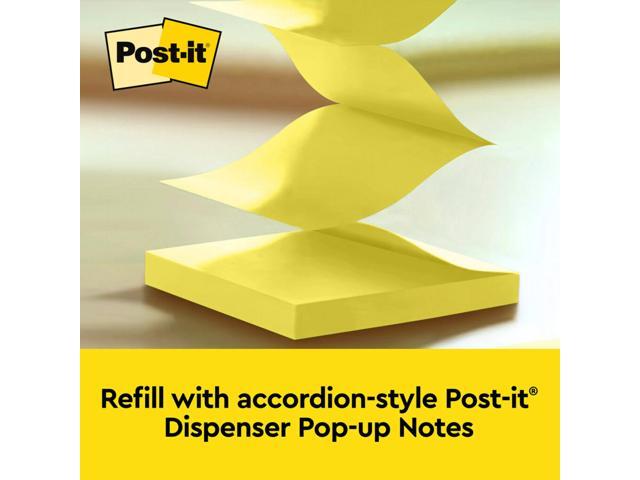 Post-it Owl Note Dispenser, Includes 1 Pad of Post-it 3 in X 3 in Super Sticky Dispenser Pop-up Notes, 45 Sheets, OWL-330-BK