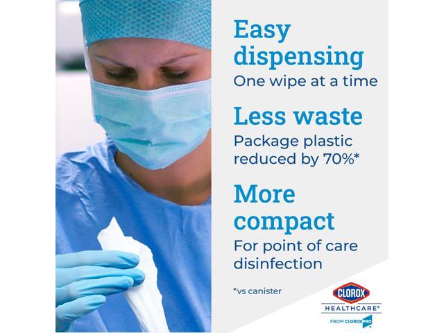 Bleach Germicidal Wipes Individual Wipes 1-Ply 6.75 x 9 Unscented White 50/Box 6 Boxes/Carton 31424