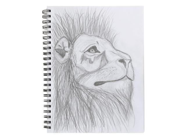 UCreate Poly Cover Sketch Book 43 lb Cover Paper Stock Black Cover 75 12 x 9 Sheets PCAR37088