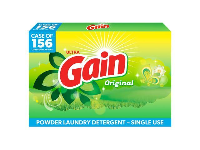 Gain Powder Laundry Detergent Original Scent 1.8 oz Box 156 Boxes/Carton 49338