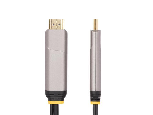 StarTech.com 50ft (15.2m) USB-C to HDMI 2.0 Active Optical Cable (AOC) 4K 60Hz USB Type-C to HDMI Adapter Cable CL3 Rated - image 10