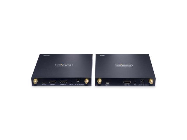 StarTech Wireless HDMI Extender - 4K 60Hz - Transmitter and Receiver Kit - Up to 165ft (50m) - No Line-Of-Sight Required - IR Extension ST121WHDS2