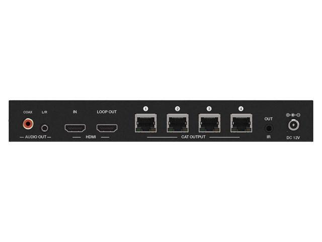 Monoprice Blackbird 4K HDMI 2.0 1x4 Splitter Extender Kit | 18Gbps HDR 4K@60Hz Cat7 With IR Loop Out EDID POC & 4 Receivers Up to 60 Meter (197ft) - image 10