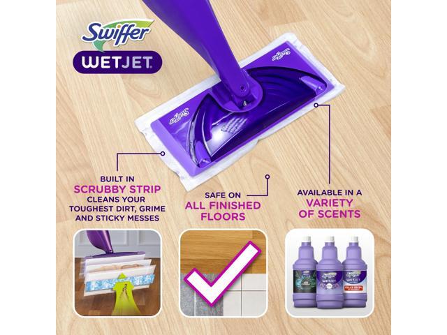 Swiffer WetJet Mopping Kit 10 Mopping Pads 6 Heavy Duty & 4 Original (49886) PGC49886