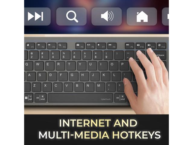 Adesso EasyTouch 730 Keyboard & Mouse Combo with CoPilot AI Key - Black - image 5