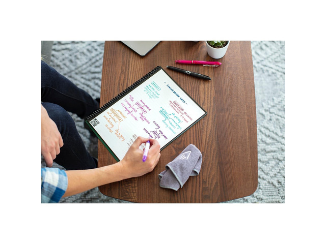 Rocketbook Fusion Smart Notebook Blue Cover 11 x 8.5 21 Sheets EVRFLRCCDFFR