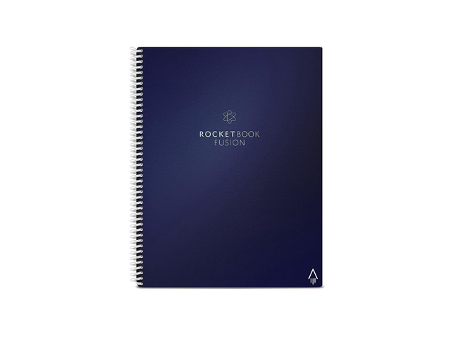 Rocketbook Fusion Smart Notebook Blue Cover 11 x 8.5 21 Sheets EVRFLRCCDFFR
